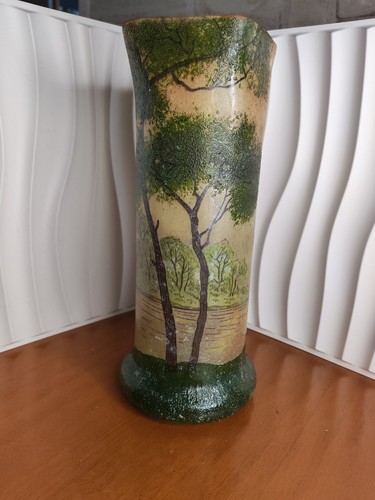 Vaso vetro antico - vaso,