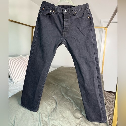 Jeans vintage levi 501 nero - levi's,