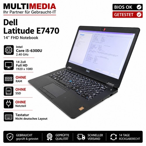 Dell latitude e7470 - dell, i5-6300u