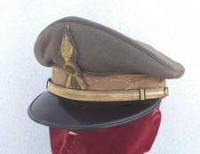 Berretto visiera E.I. kaki invernale Sottotenente di Fanteria anni 70 tg. 55 ca.