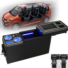 Console centrale USB vano portaoggetti per VW T4/T5/T6 Multivan Console Opel Toyota