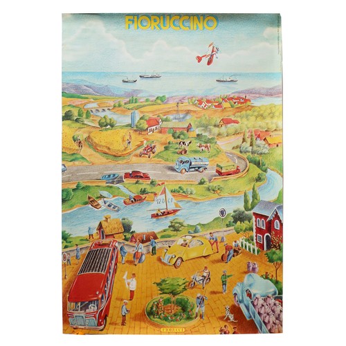 Poster illustrato vintage