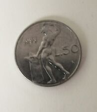 Rara micro moneta "50 Lire"