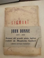 Jhon DONNE SERMONI LIBRERIA EDITRICE FIORENTINA 1946