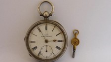 Working Silver Pocket Watch
