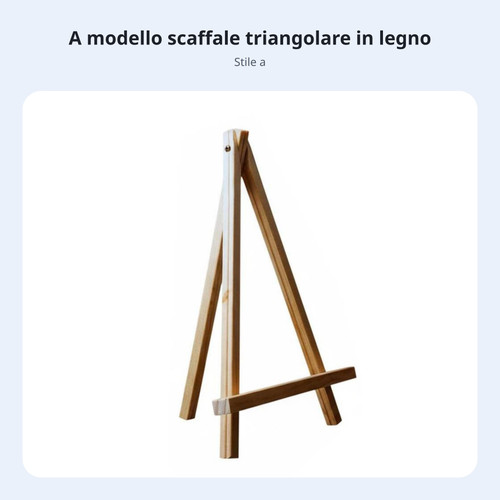 Cavalletto pieghevole a - d, e