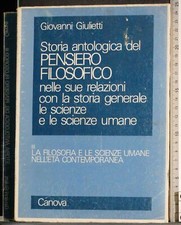 STORIA ANTOLOGICA DEL PENSIERO