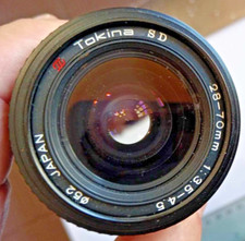 OBIETTIVO  TOKINA  SD _ 28 - 70 mm _ f = 1 : 3.5 - 4.5  _  INNESTO 52 mm
