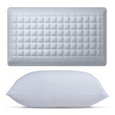 Cuscino Alto 18 cm Memory Foam con Federa Refresh Supporto Deciso Antirussamento