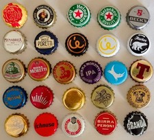 Lotto di 26 tappi a corona birra - tutti diversi anche datati fuori produzione