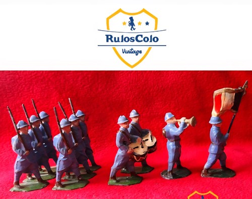 Piombo soldatini parata - soldatini,