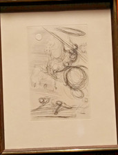 Acquaforte originale Salvador Dalì - "Don Chisciotte" È follia non ottenere questo Dalì!