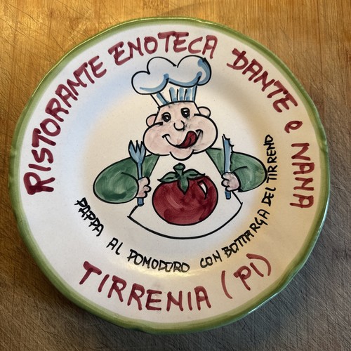 Piatto buon ricordo - , enoteca