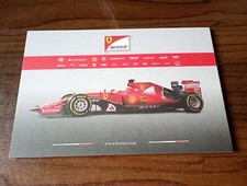 Ferrari SF15-T , card UFFICIALE FERRARI:2015-Vettel-Räikkönen. SCUDERIA FERRARI