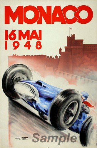 Stampa poster vintage 1948 - stampa,