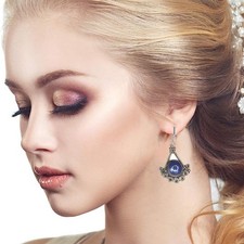 Orecchini Nepalesi Turchese