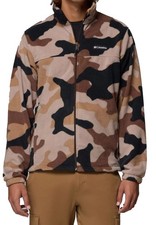 Giacca In Fleece Stampata