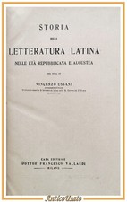 STORIA DELLA LETTERATURA LATINA 3 volumi 1942 Vallardi Libri Salvatorelli Ussani