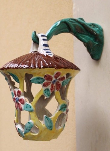 Ceramica vietri lanterna con - ceramica,