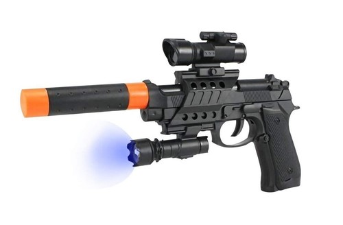 Pistola giocattolo luci - pistola, e