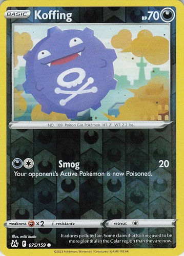 Koffing common swsh - koffing, swsh: