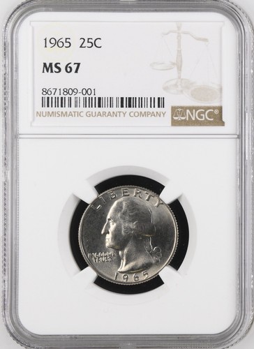1965 25c washington quarto - 1965,