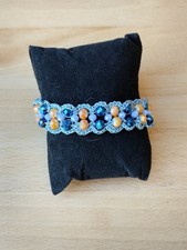 bracciale uncinetto filo lurex