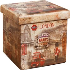 Pouf contenitore richiudibile