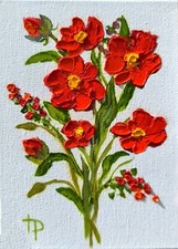 Quadro espressionista floreale