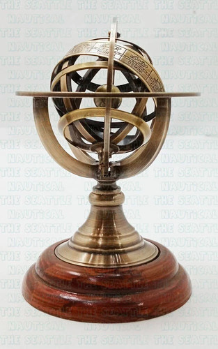 Antico globo armillare - , in