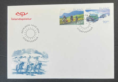 Atoz islanda 2004 fdc europa - atoz.,