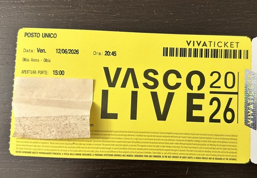 Vasco rossi biglietti - vasco, 2