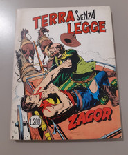 Zagor   Zenith 123   Lire 200  Terra senza Legge  1971 ottimo