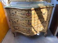 comò, cassettiera con specchio barocco veneziano