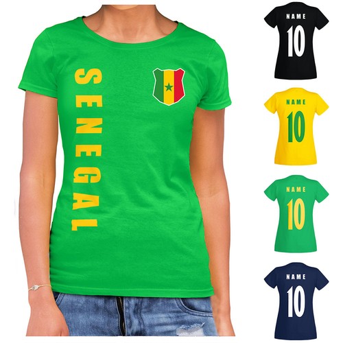 Shirt donna senegal mondiali - t-shirt,