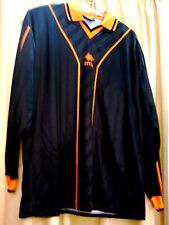 kit calcio ERREA' col. nero-arancio (maglia + pantaloncino) tg, XXL