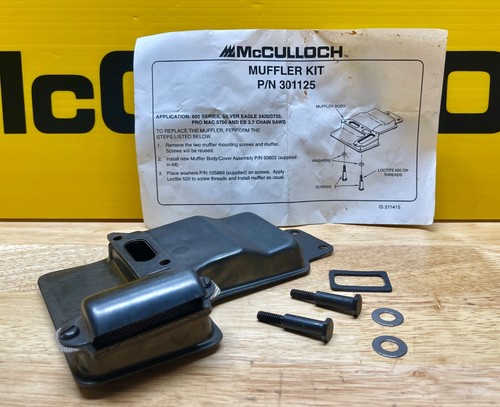 Nos kit marmitta - nos, mcculloch