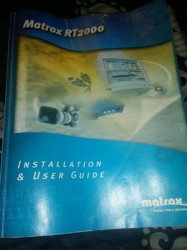 Matrox rt2000 manuale - matrox, di