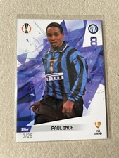 Card Topps Total Football 23/24 Paul Ince /25 Inter Milan Legend