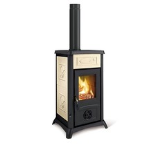 STUFA A LEGNA NORDICA GEMMA 5.0 CERAMICA LIBERTY - PANNA