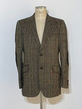 ETRO Milano Giacca Blazer Multicolore Man Lana Wool Collo a Lancia size 52 