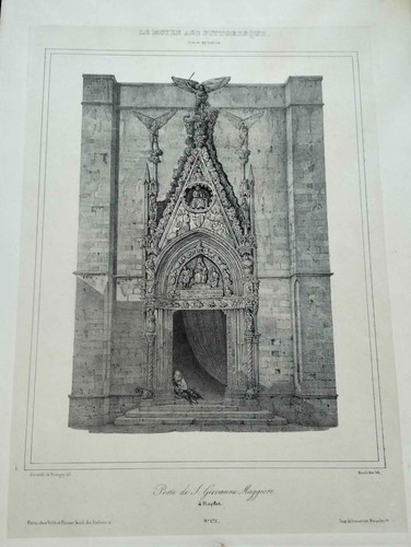 1860 litografia facciata - 1860,