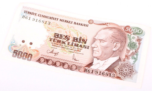Banconota vintage 5000 lira - vintage,
