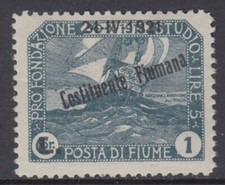 ITALIA - Fiume n. 171nc Varietà sulla 2° "a" di Fiumana spostata su cv 480$ MH*