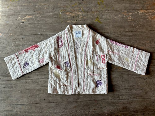 Giacca aperta trapuntata zara - giacca,