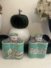 Coppia Di Vasi Antichi Cinesi