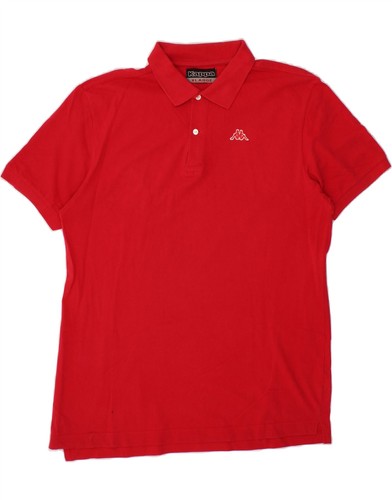 Polo uomo kappa rosso - xl,