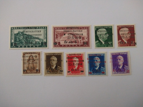 Albania 1944 valori - 9,