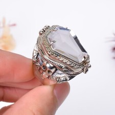 Anello veleno bara teschio
