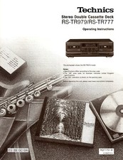 TECHNICS RS-TR777 CASSETTE